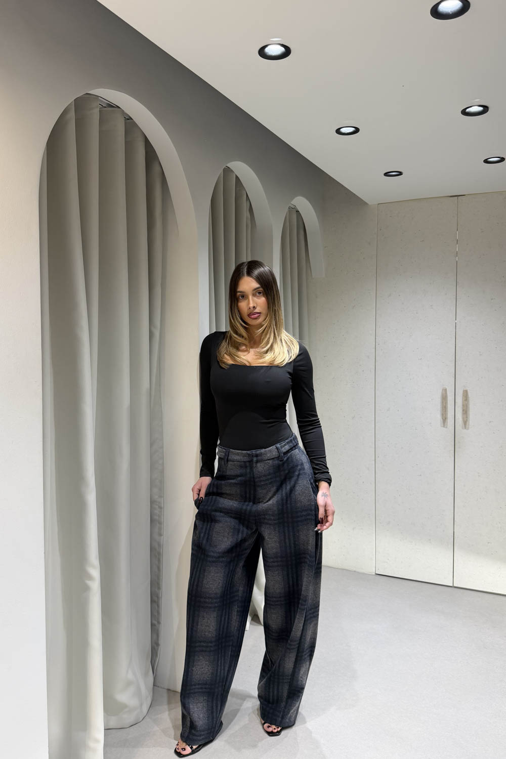 Παντελόνι Baggy Πλεκτό