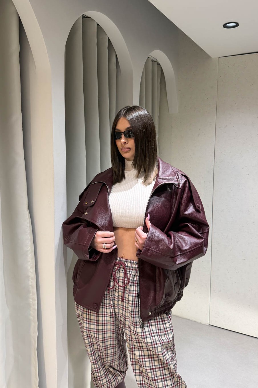 Μπουφάν Δερματίνη