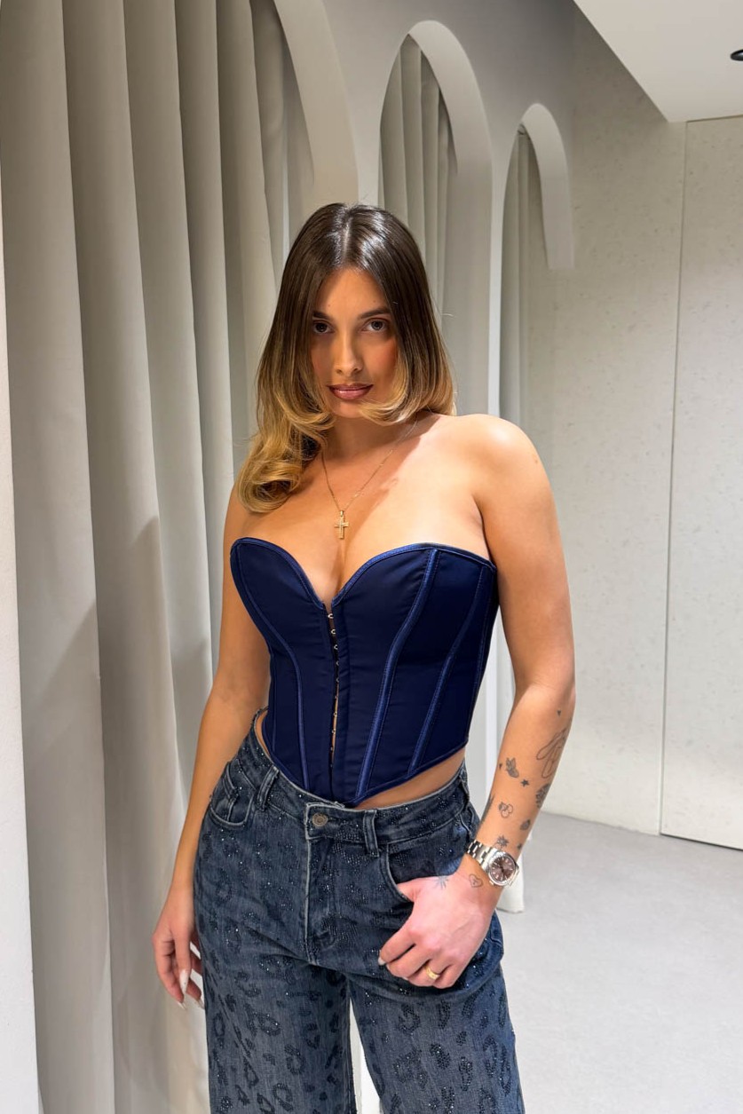 Κορσές Καρδιά Μπλε