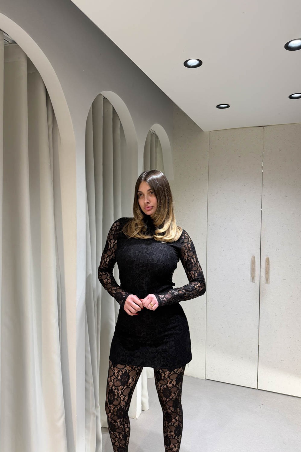 Μπλουζοφόρεμα Δαντέλα