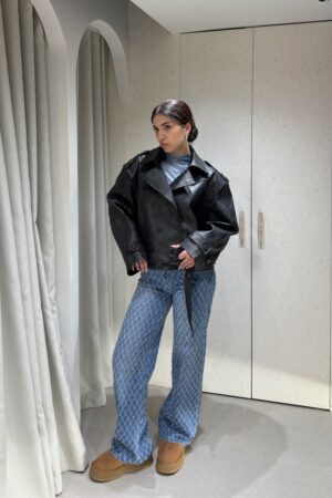 Jacket Δερματίνη Ξεβαμένο