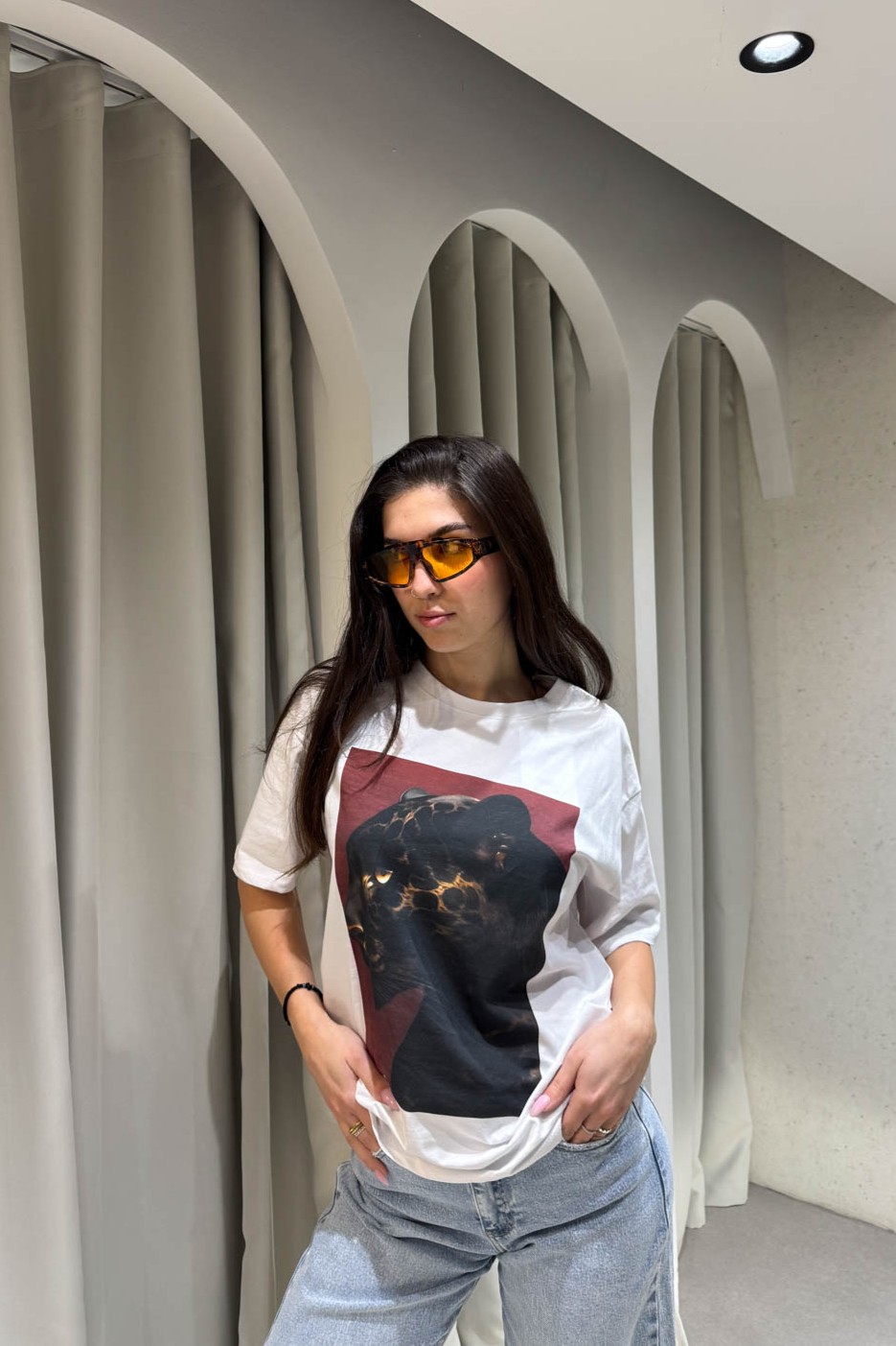 T-shirt Leopard Panther