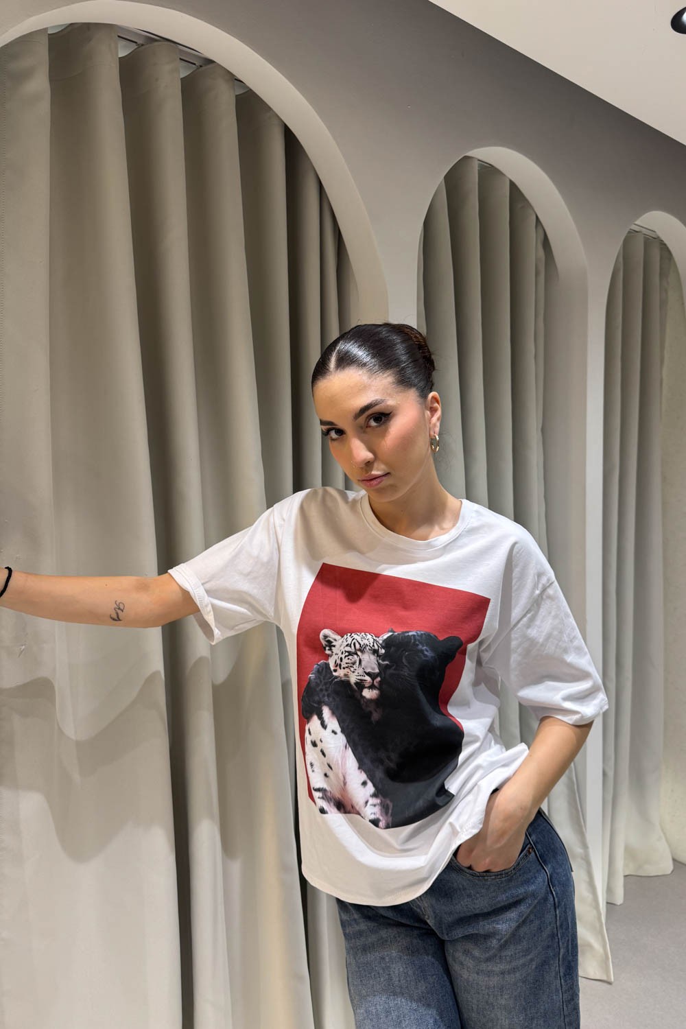 T-shirt Tiger and Black Panther