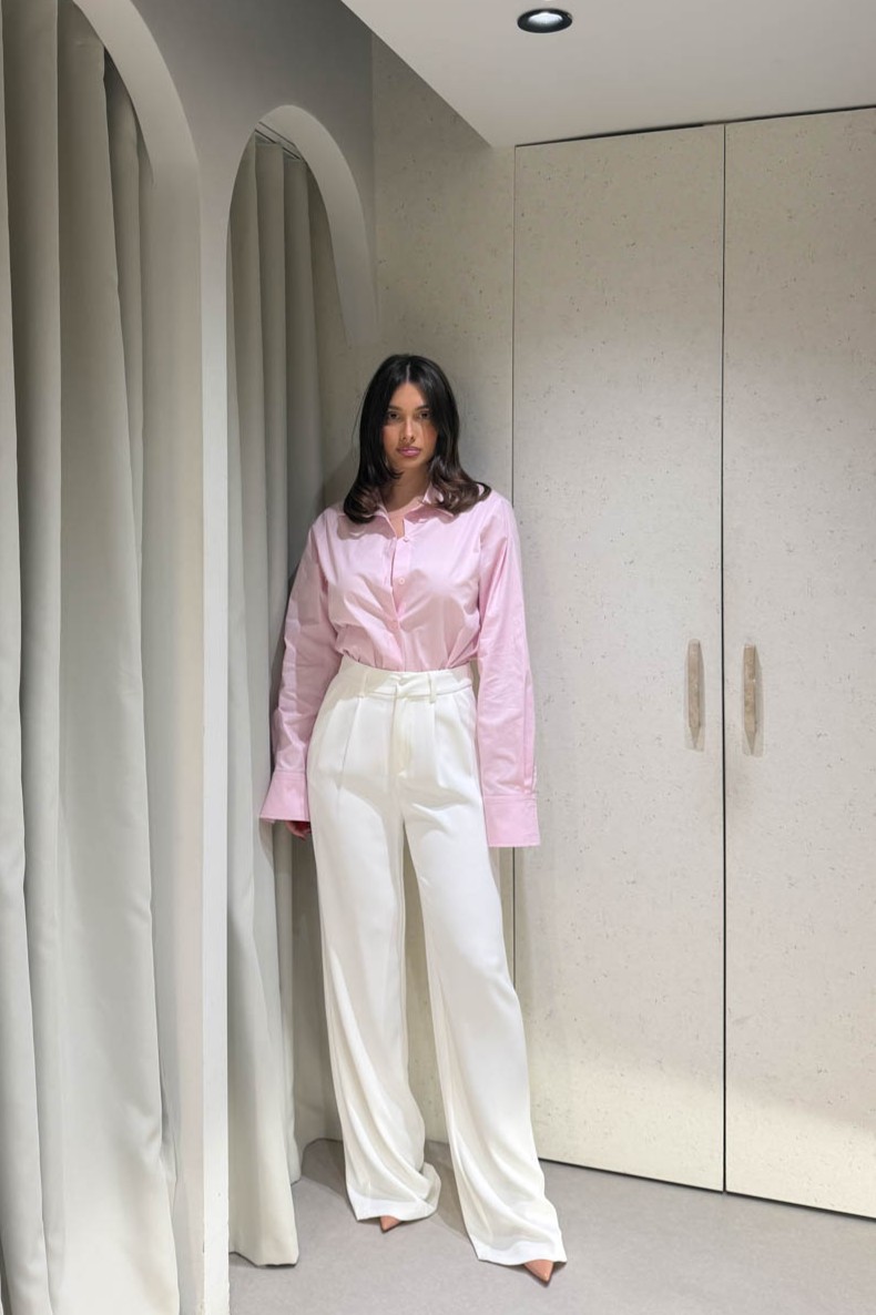 Παντελόνι Ίσιο με Πιέτες