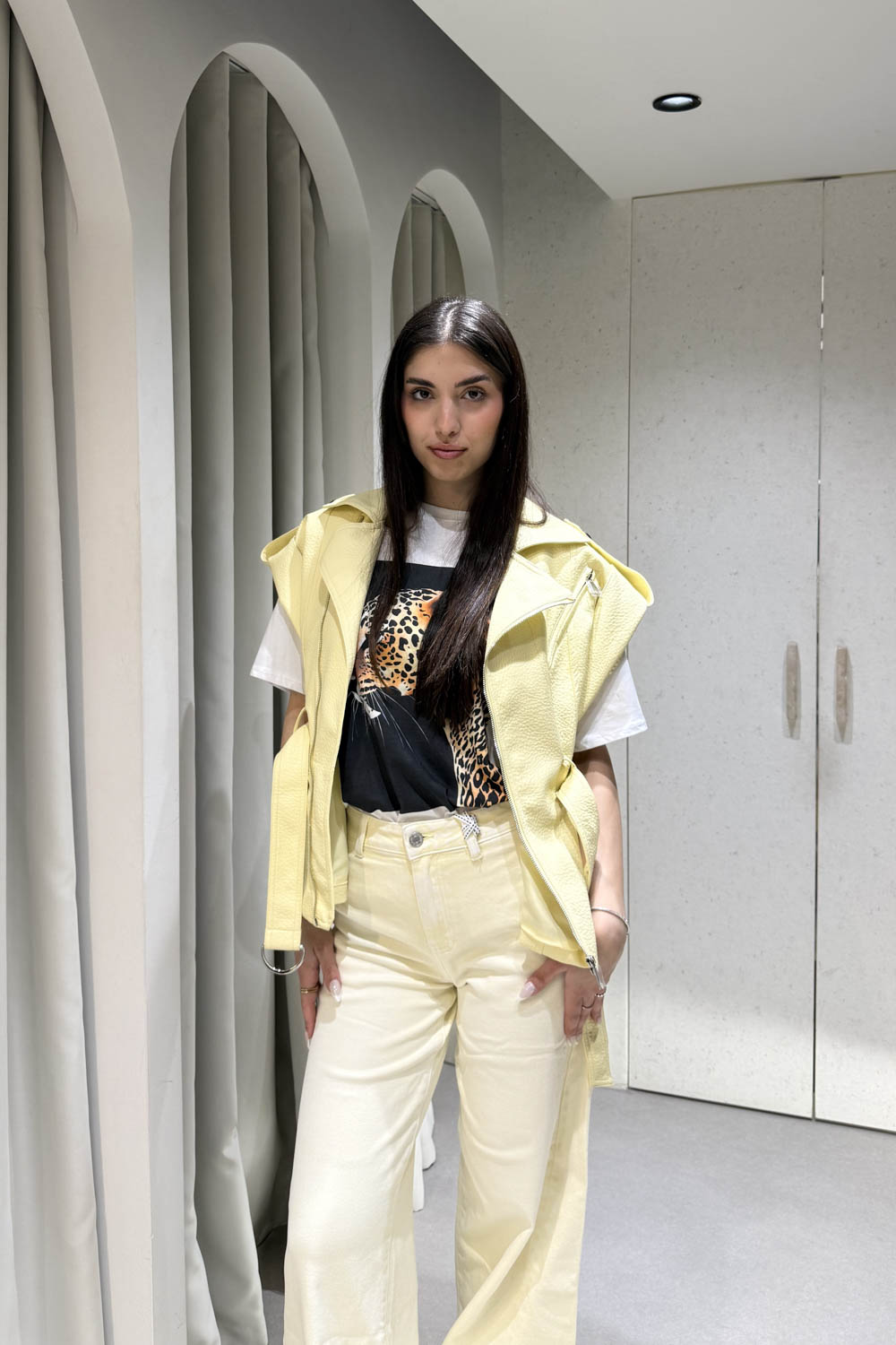 Jacket  Δερματίνη Αμάνικο