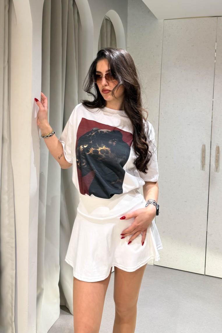 T-shirt Leopard Panther