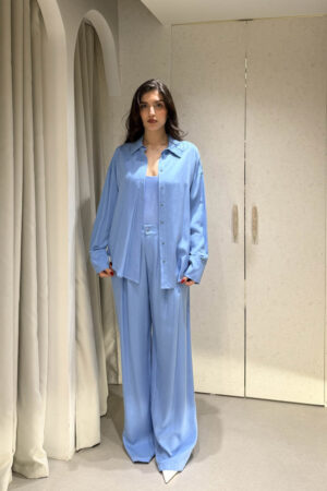 Πουκάμισο Oversized Blue