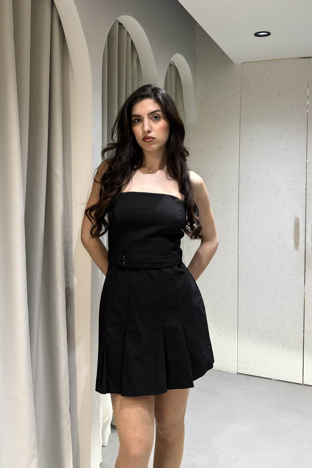 Φόρεμα Strapless Mini